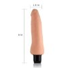 Wibrator dildo cyberskóra Xtreme Feel Cyberskin Vibrator 20cm